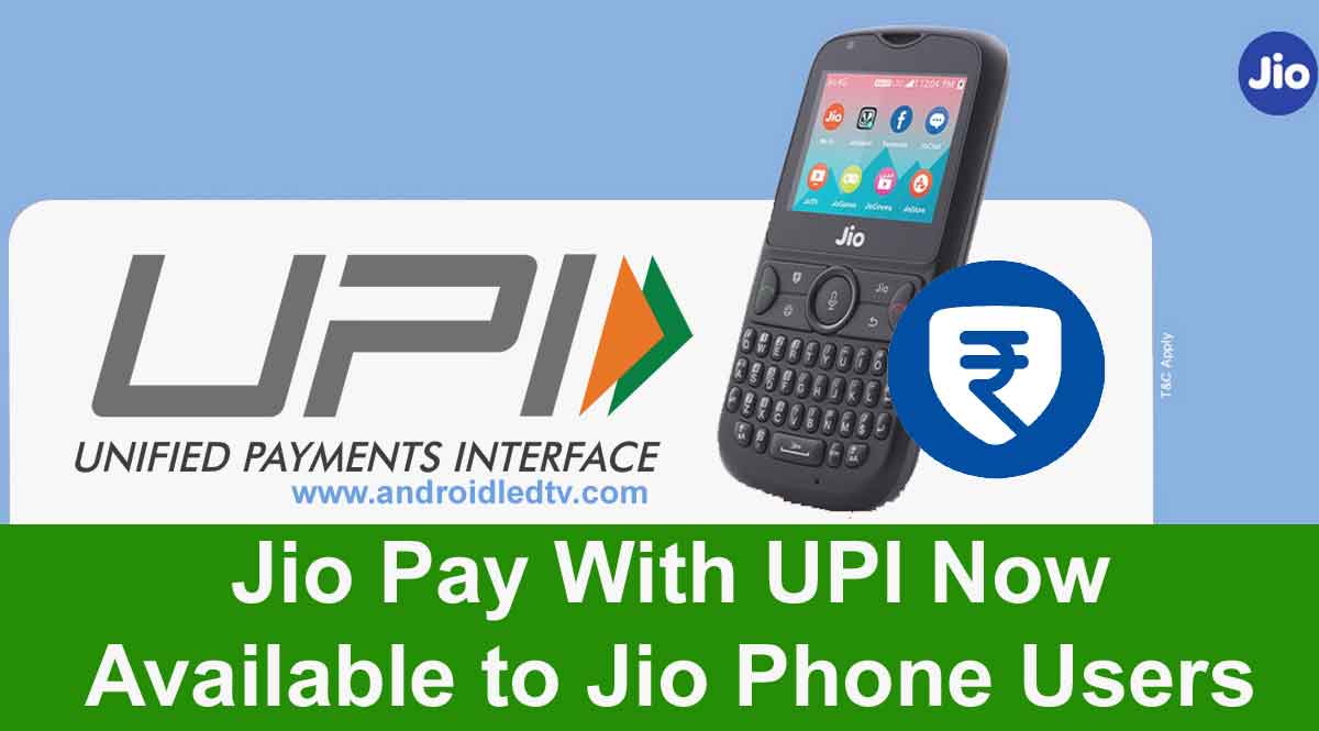 Jio Pay UPI Service