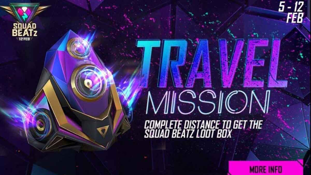 Garena Free Fire travel mission